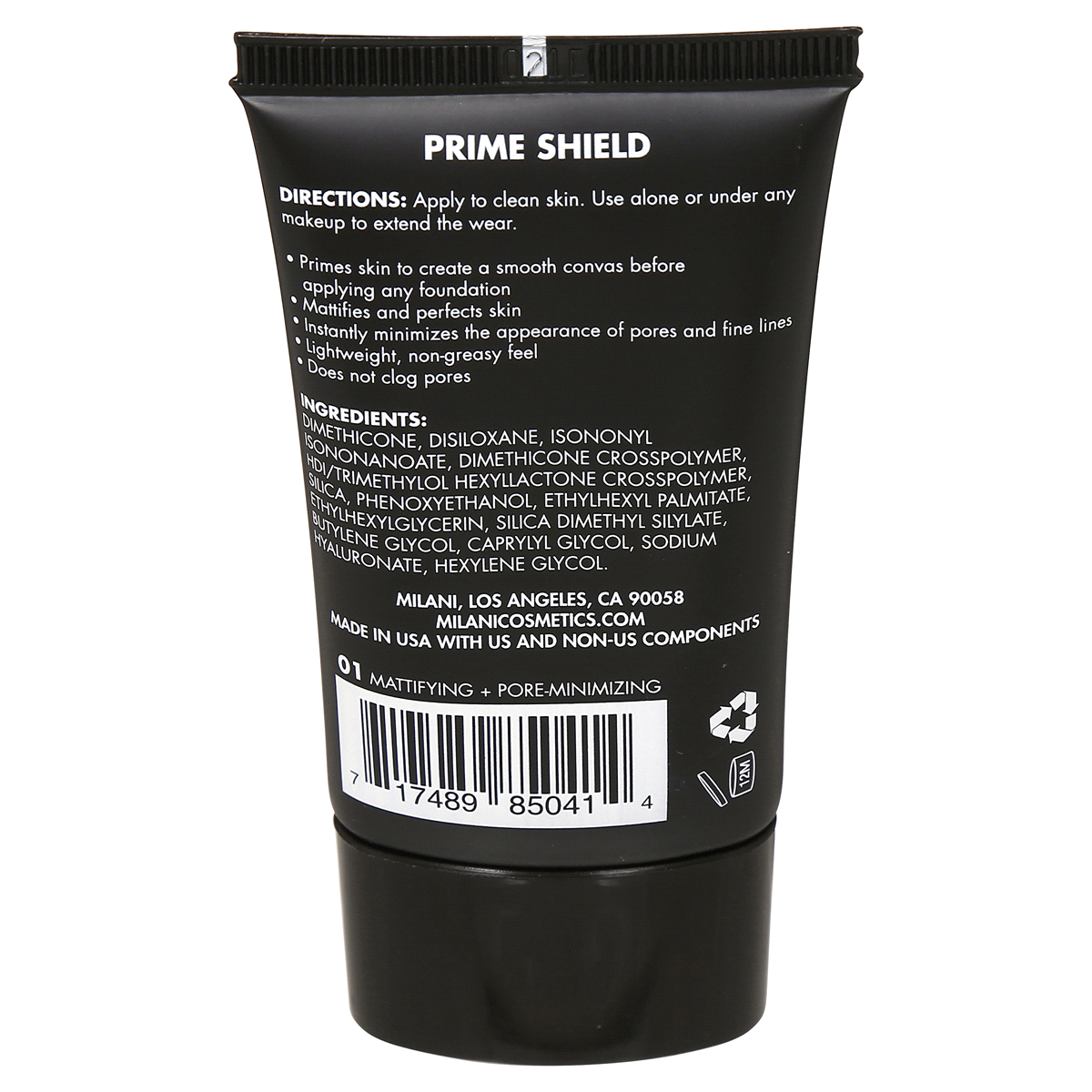 slide 2 of 3, Milani Prime Shield Mattifying & Pore-Minimizing Face Primer, 0.68 fl oz