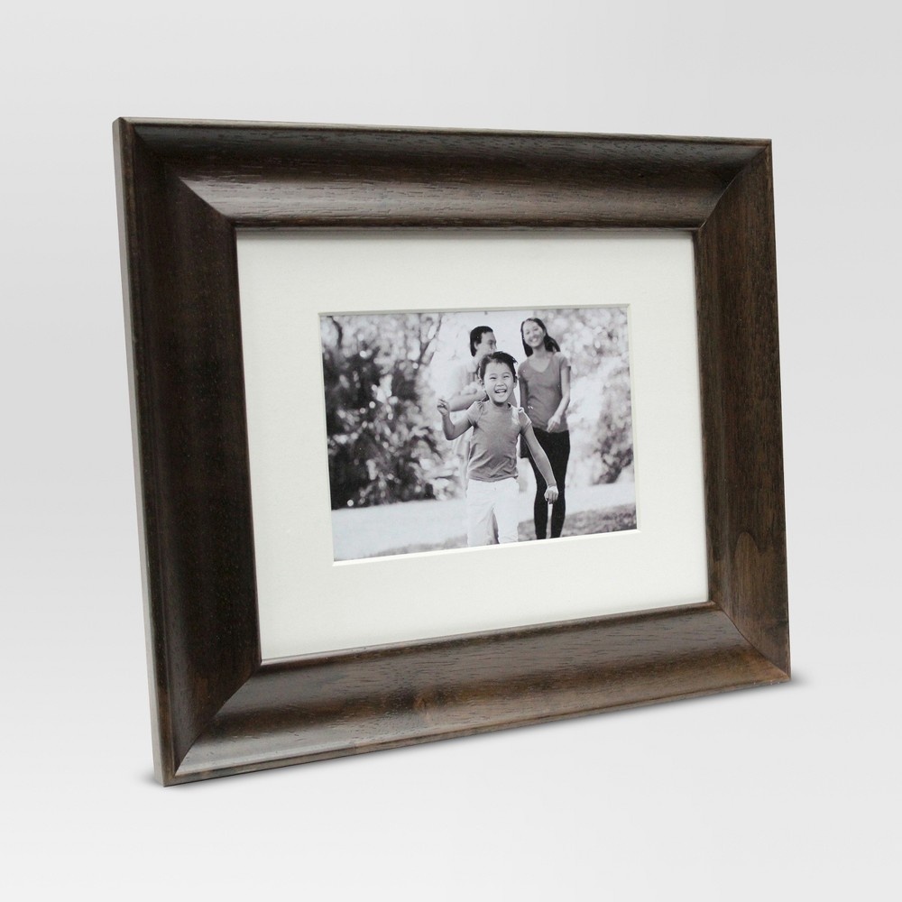 slide 3 of 5, Threshold Espresso Finish Matted Wall Frame, 1 ct