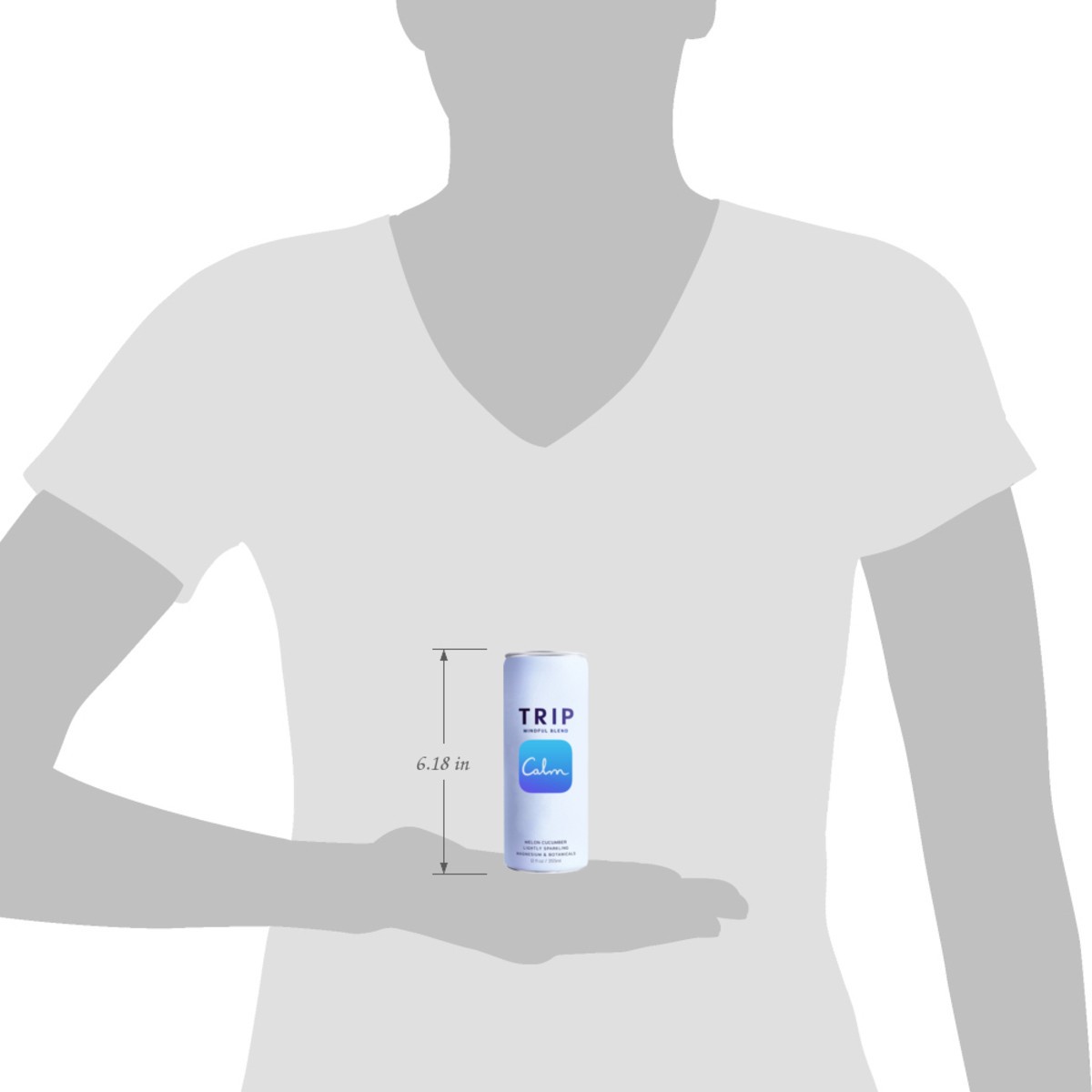 slide 4 of 9, Trip Mindful Blend Lightly Sparkling Melon Cucumber Mindful Botanicals 12 fl oz, 12 fl oz