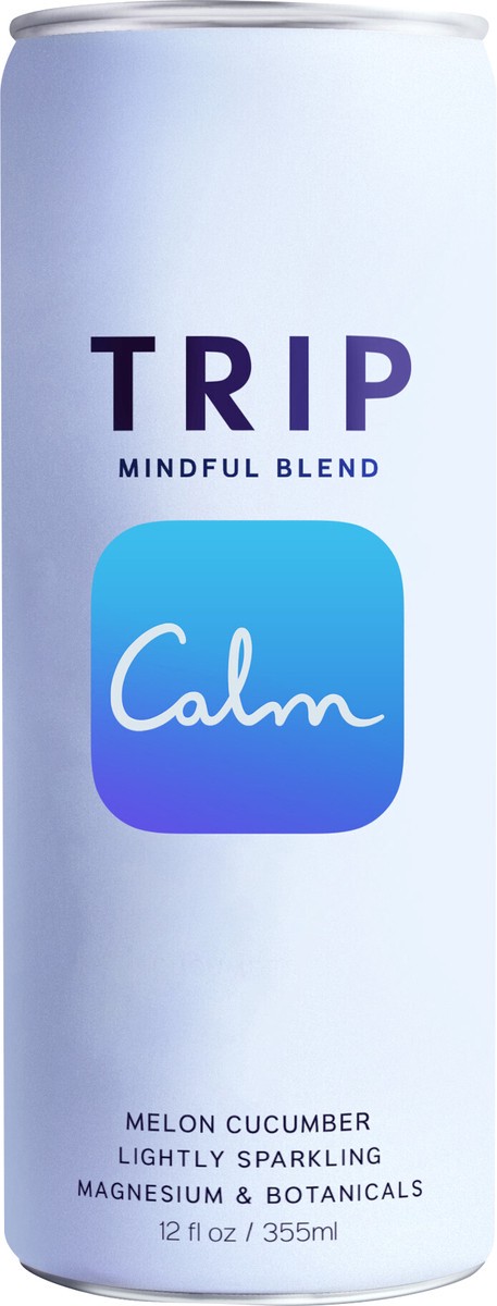 slide 3 of 9, Trip Mindful Blend Lightly Sparkling Melon Cucumber Mindful Botanicals 12 fl oz, 12 fl oz