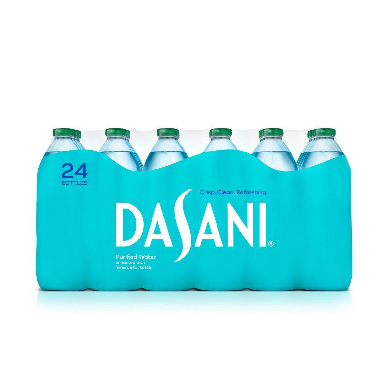 slide 2 of 4, Dasani Purified Water - 24pk/16.9 fl oz Bottles, 24 ct; 16.9 fl oz