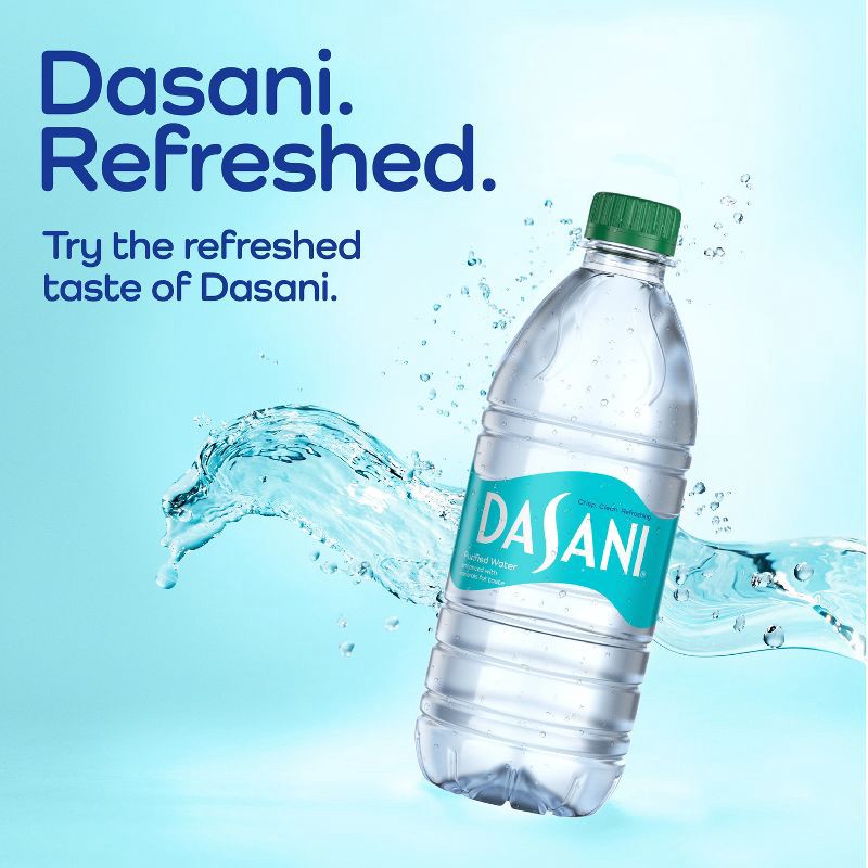 slide 2 of 5, Dasani Purified Water - 24pk/16.9 fl oz Bottles, 24 ct; 16.9 fl oz