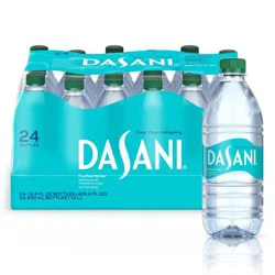 Dasani Purified Water - 24pk/16.9 fl oz Bottles