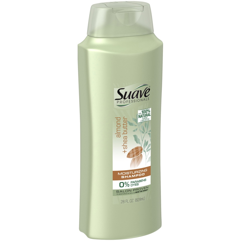 slide 2 of 4, Suave Professionals Almond & Shea Butter Moisturizing Shampoo - 28 fl oz, 28 fl oz