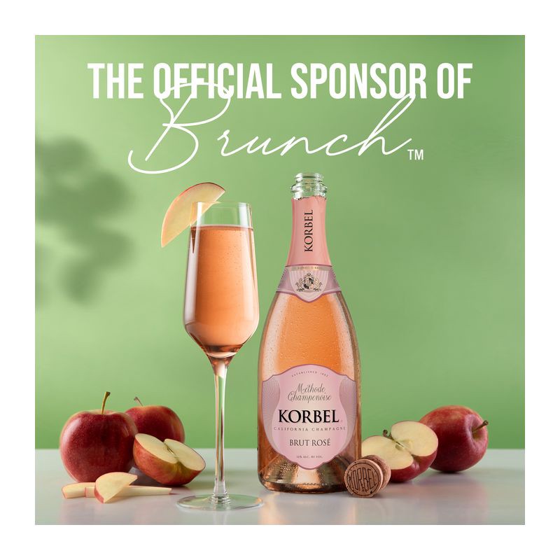 slide 6 of 11, Korbel Brut Rosé Champagne - 750ml Bottle, 750 ml