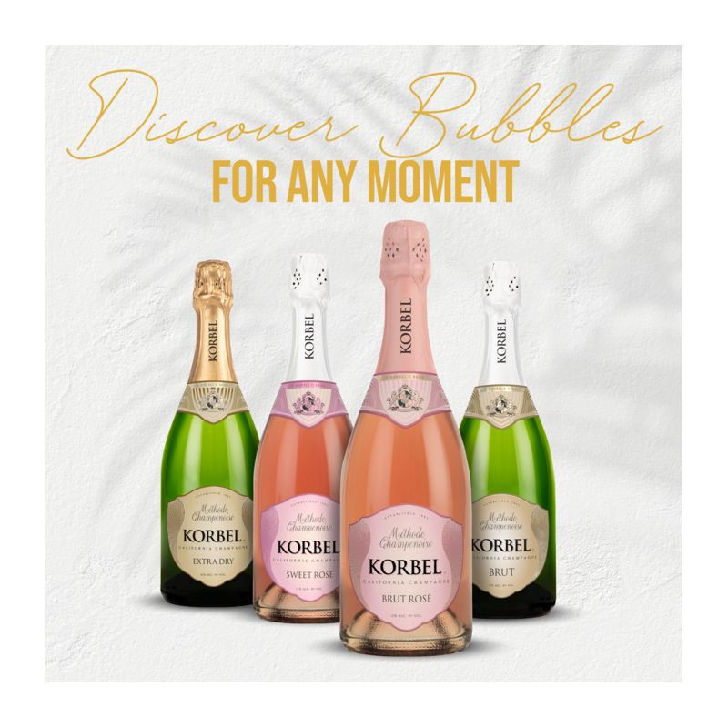 slide 7 of 11, Korbel Brut Rosé Champagne - 750ml Bottle, 750 ml