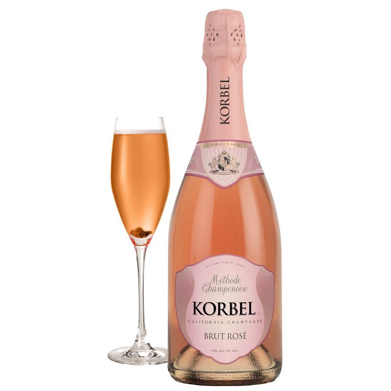 slide 10 of 11, Korbel Brut Rosé Champagne - 750ml Bottle, 750 ml