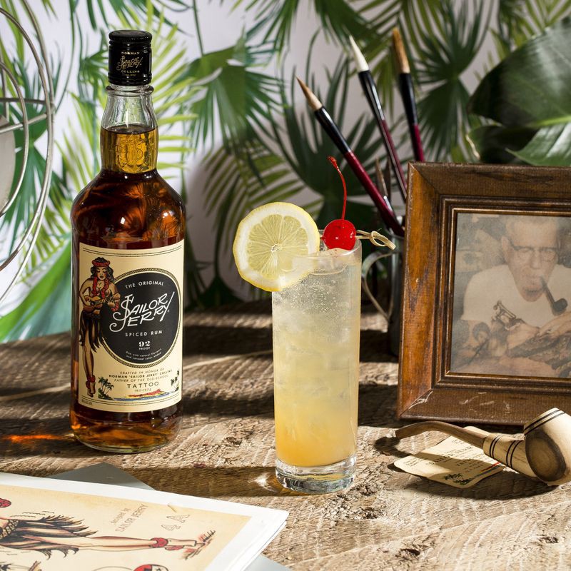 slide 4 of 9, Sailor Jerry Spiced Rum - 750ml Bottle, 750 ml