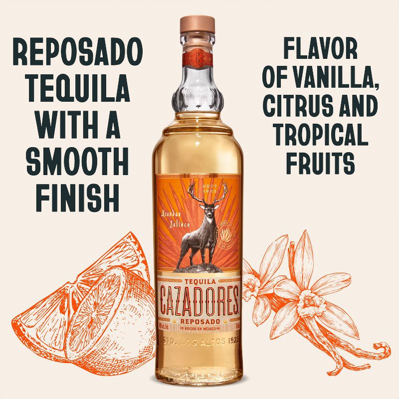 slide 2 of 14, Cazadores Reposado Tequila - 750ml Bottle, 750 ml