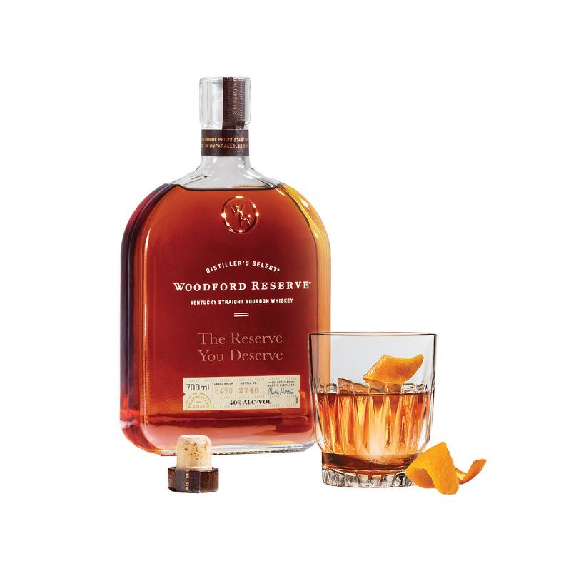 slide 5 of 10, Woodford Reserve Distiller's Select Kentucky Straight Bourbon Whiskey - 750ml Bottle, 750 ml