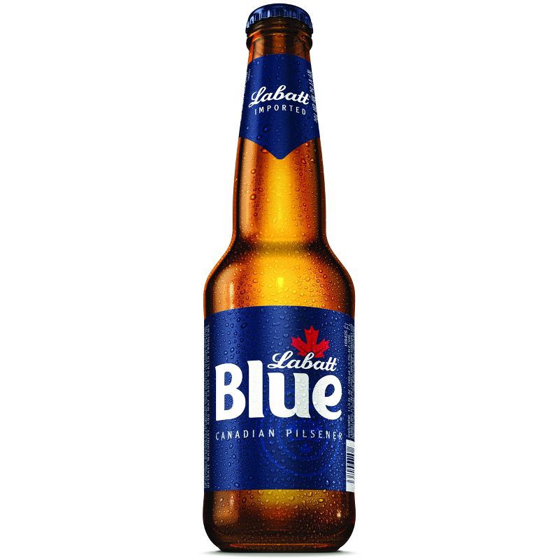 slide 2 of 6, Labatt Blue Canadian Pilsener Beer - 12pk/12 fl oz Bottles, 12 ct; 12 fl oz