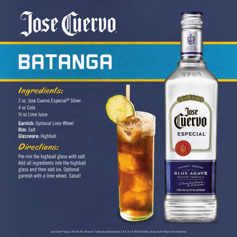 slide 14 of 14, Jose Cuervo Especial Silver Tequila - 750ml Bottle, 750 ml