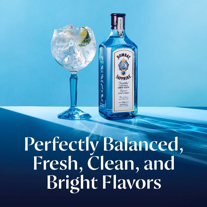 slide 2 of 7, Bombay Sapphire Gin - 750ml Bottle, 750 ml