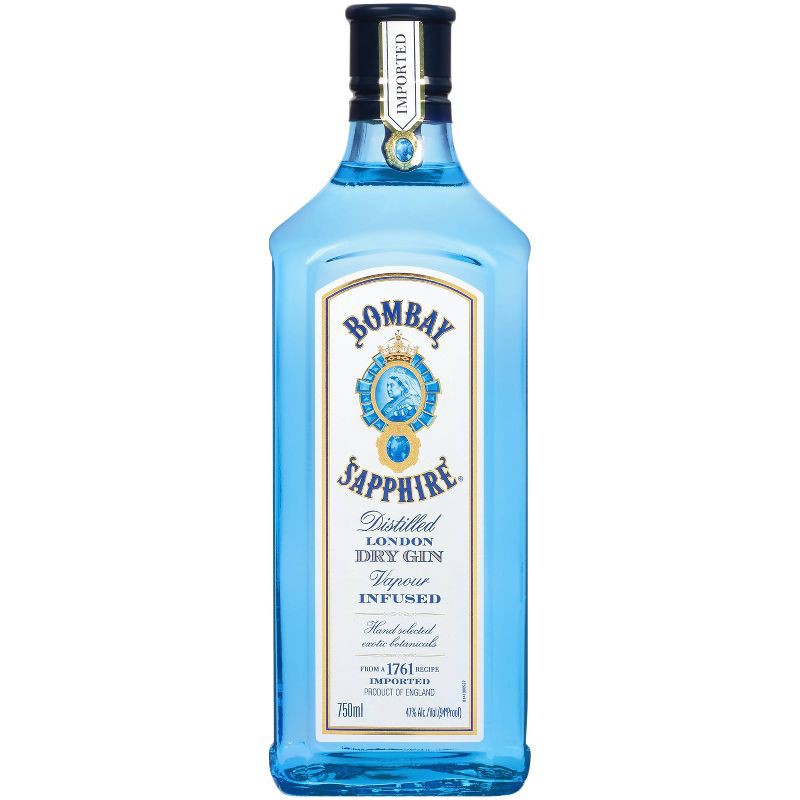 slide 1 of 7, Bombay Sapphire Gin - 750ml Bottle, 750 ml