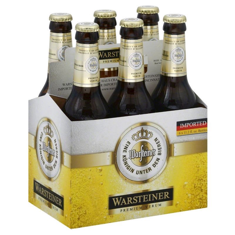 slide 1 of 1, Warsteiner Premium German Beer - 6pk/11.2 fl oz Bottles, 6 ct; 11.2 fl oz