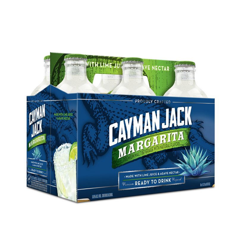 slide 1 of 14, Cayman Jack Margarita Cocktail - 6pk/11.2 fl oz Bottles, 6 ct; 11.2 fl oz