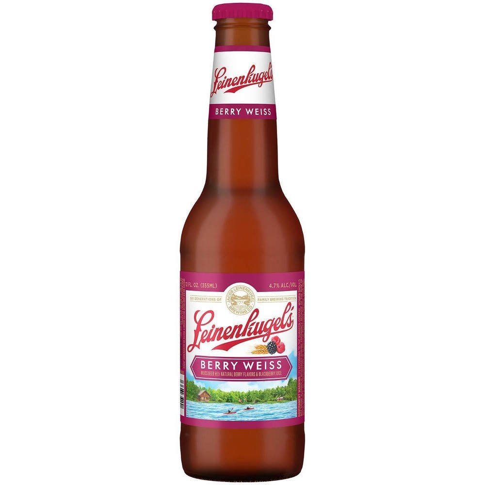 Leinenkugel's Berry Weiss Lager Beer 6 ct, 12 fl oz | Shipt