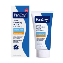 PanOxyl 10% Benzoyl Peroxide Acne Foaming Wash - 5.5oz
