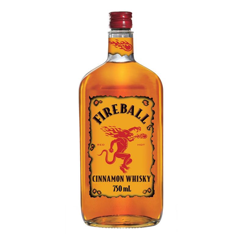slide 1 of 7, Fireball Red Hot Cinnamon Blended Whisky - 750ml Bottle, 750 ml