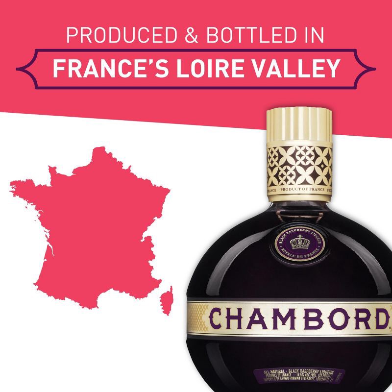 slide 4 of 9, Chambord Black Raspberry Liqueur - 375ml Bottle, 375 ml