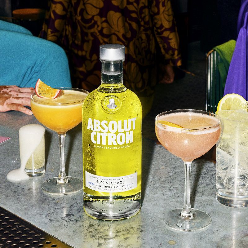 slide 2 of 6, Absolut Citron Vodka - 750ml Bottle, 750 ml