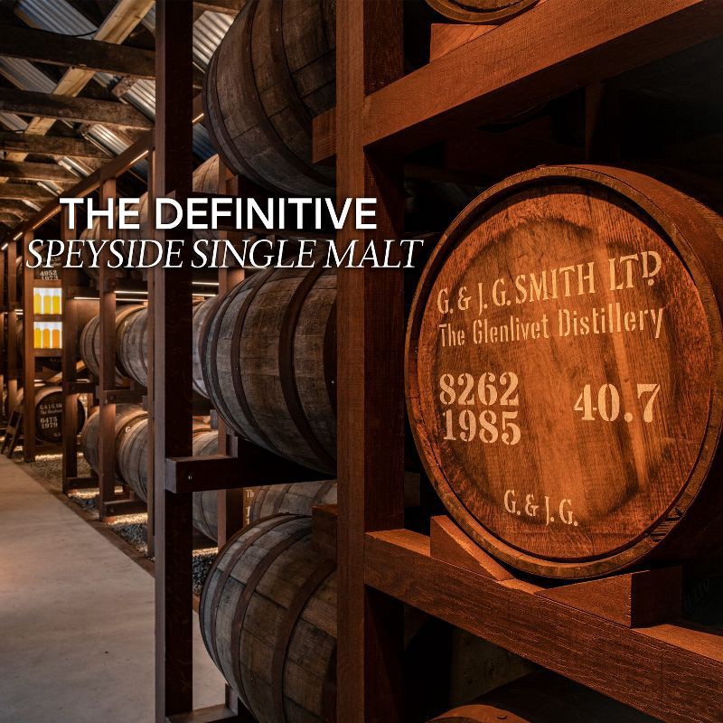 slide 6 of 9, The Glenlivet 12yr Single Malt Scotch Whisky - 750ml Bottle, 750 ml