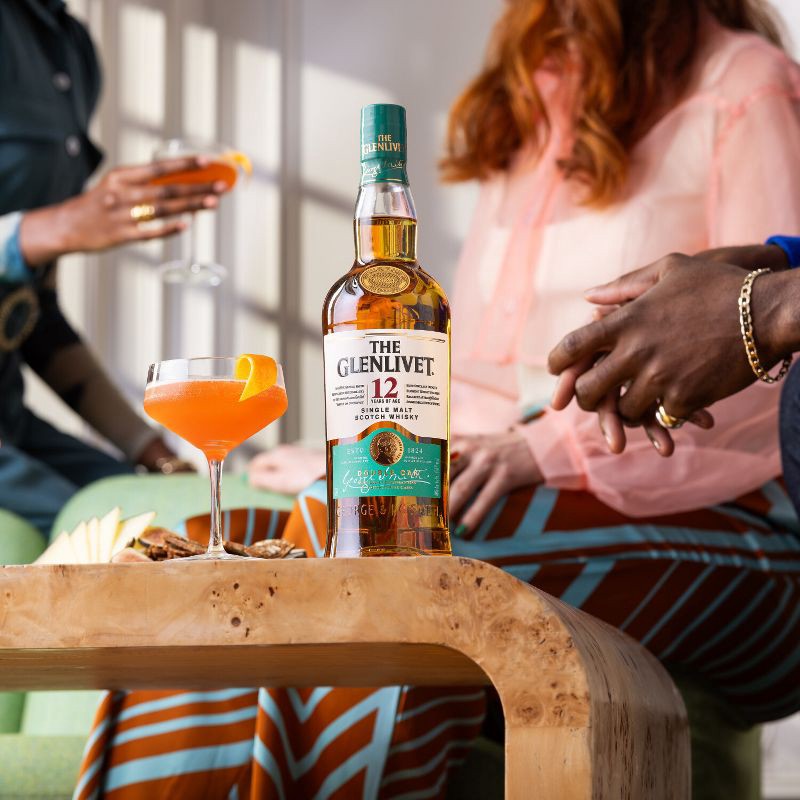 slide 8 of 9, The Glenlivet 12yr Single Malt Scotch Whisky - 750ml Bottle, 750 ml