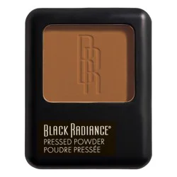 Black Radiance Pressed Powder - Bronze Glow - 0.28oz: Paraben-Free, Semi-Matte Finish, For Oily & Combination Skin