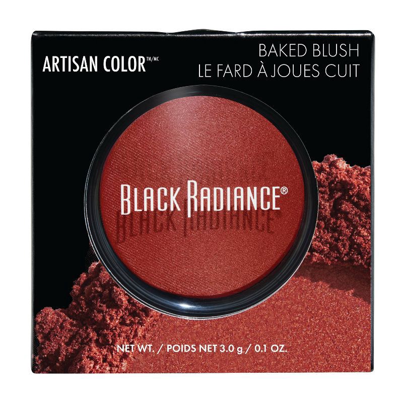 slide 3 of 7, Black Radiance Artisan Color Baked Blush - Warm Berry - 0.1oz, 0.1 oz