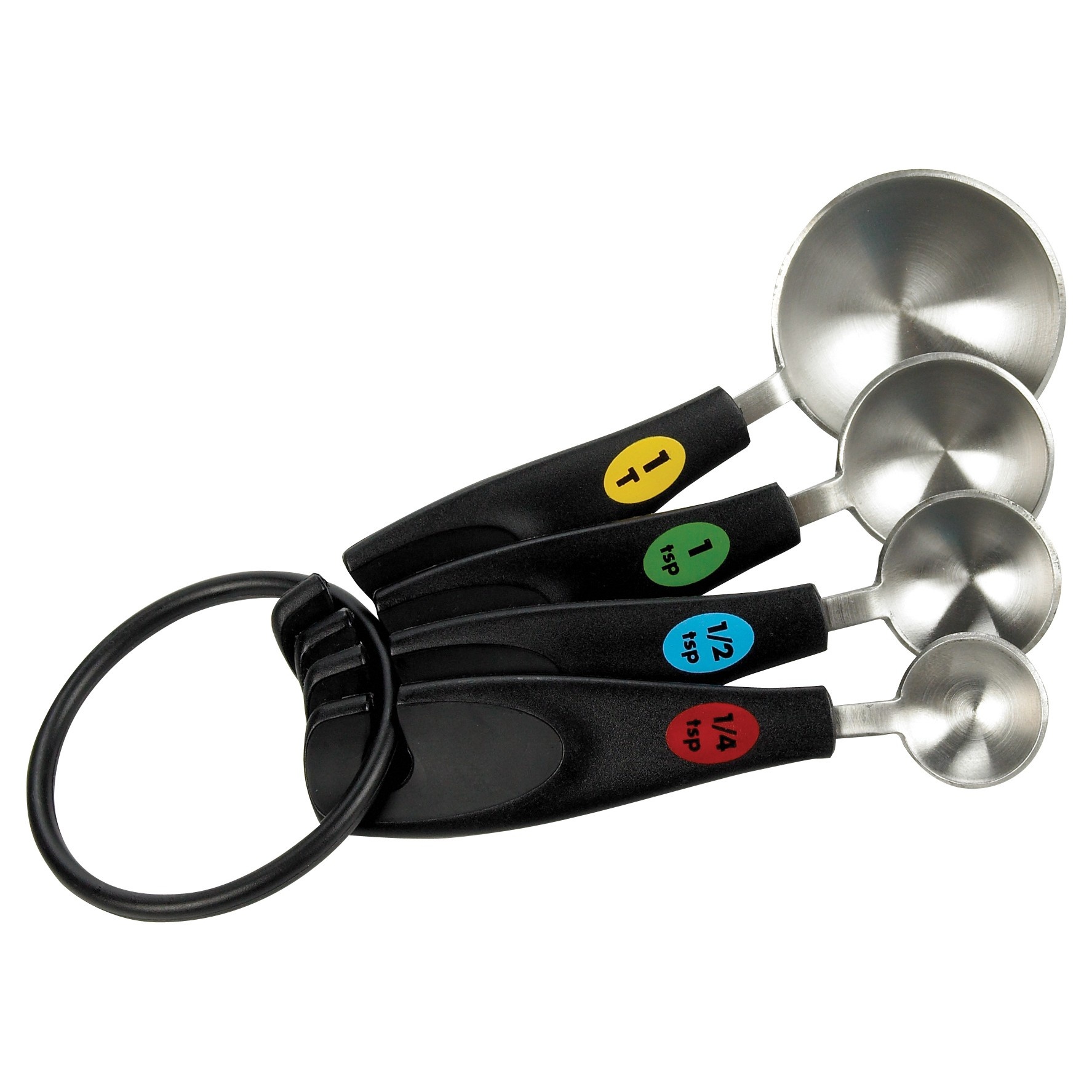 slide 1 of 5, OXO Stainless Steel Measuring Spoons, 1 ct