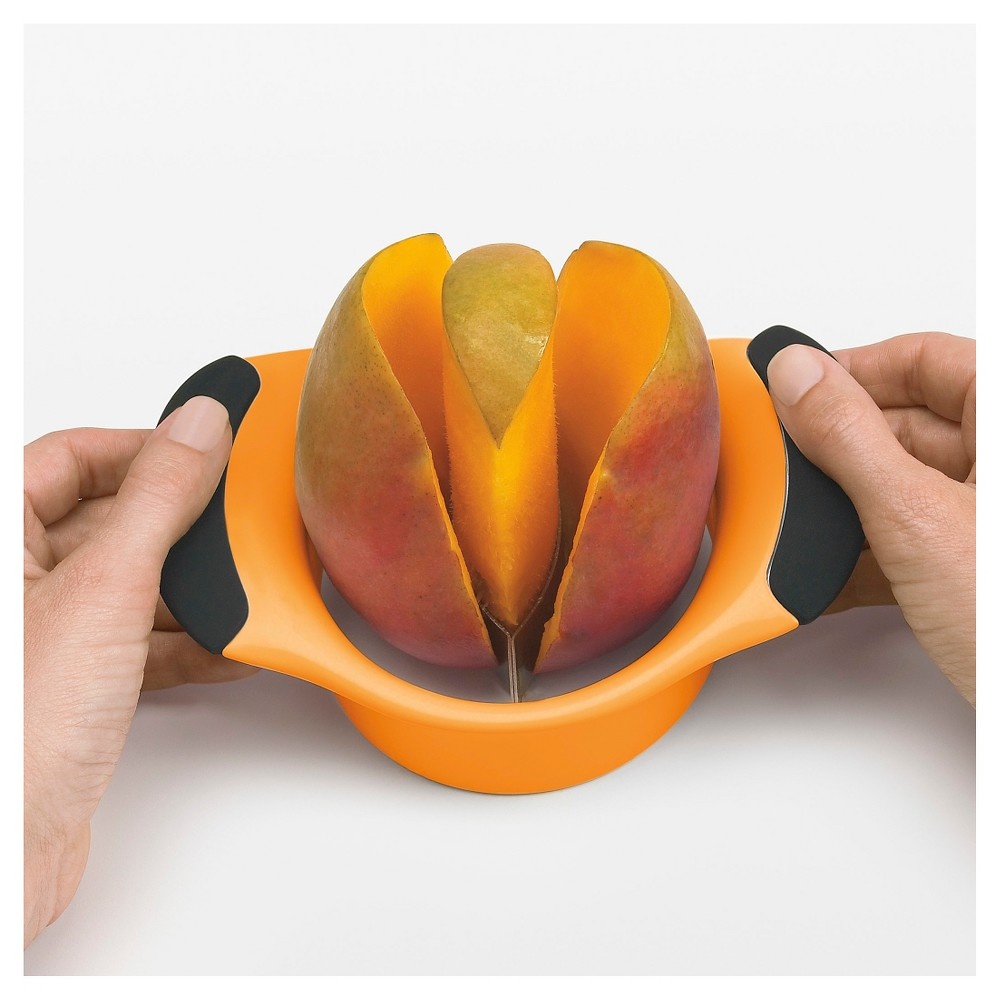 slide 4 of 5, OXO Mango Splitter Orange, 1 ct