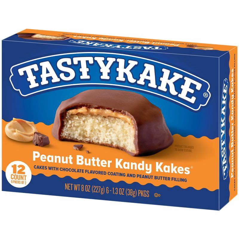 slide 12 of 12, Tastykake Peanut Butter Kandy Kakes - 8oz/6ct, 6 ct; 8 oz