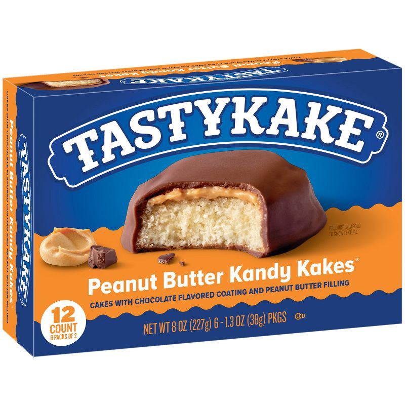 slide 11 of 12, Tastykake Peanut Butter Kandy Kakes - 8oz/6ct, 6 ct; 8 oz