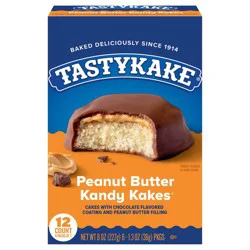 Tastykake Peanut Butter Kandy Kakes - 8oz/6ct