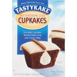 Tastykake Buttercreme Iced Cupcakes - 14.25oz/12pk