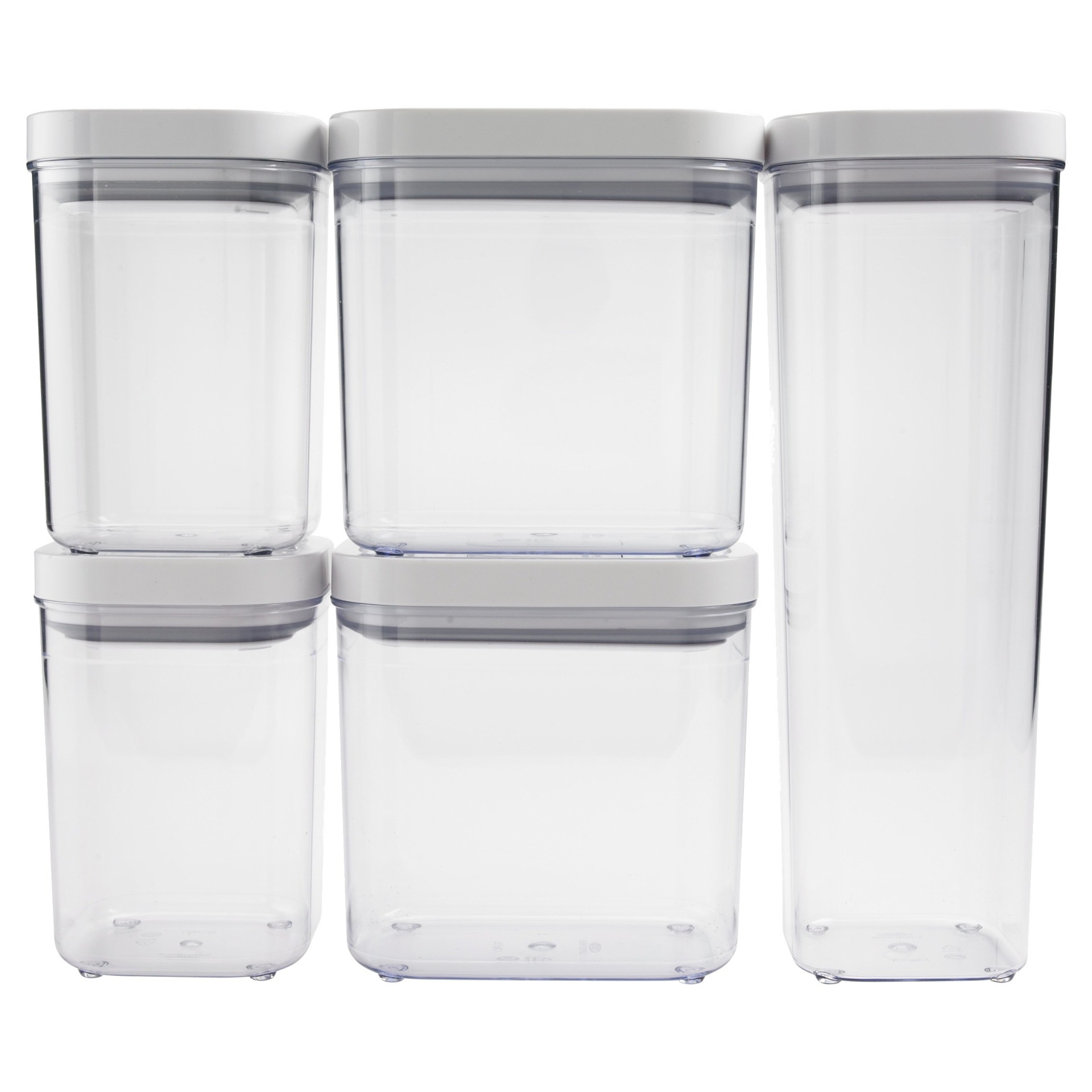 slide 1 of 5, OXO POP 5pc Airtight Food Storage Container Set, 5 ct