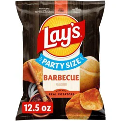 Lay's Barbecue Flavor Party Size Potato Chips - 12.5oz