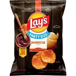 Lay's Barbecue Flavor Party Size Potato Chips - 12.5oz