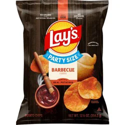 Lay's Barbecue Flavor Party Size Potato Chips - 12.5oz