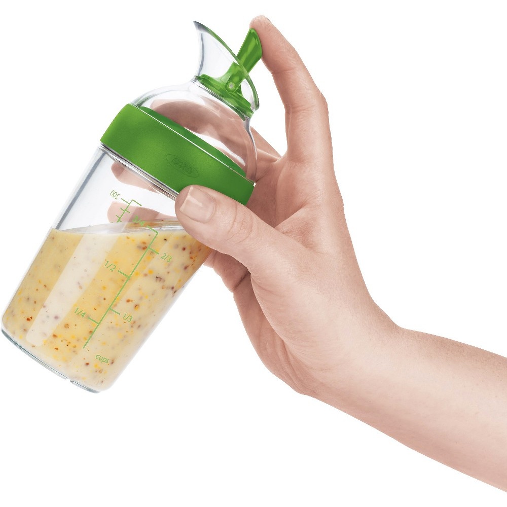 slide 2 of 4, OXO Little Salad Dressing Shaker, 1 ct