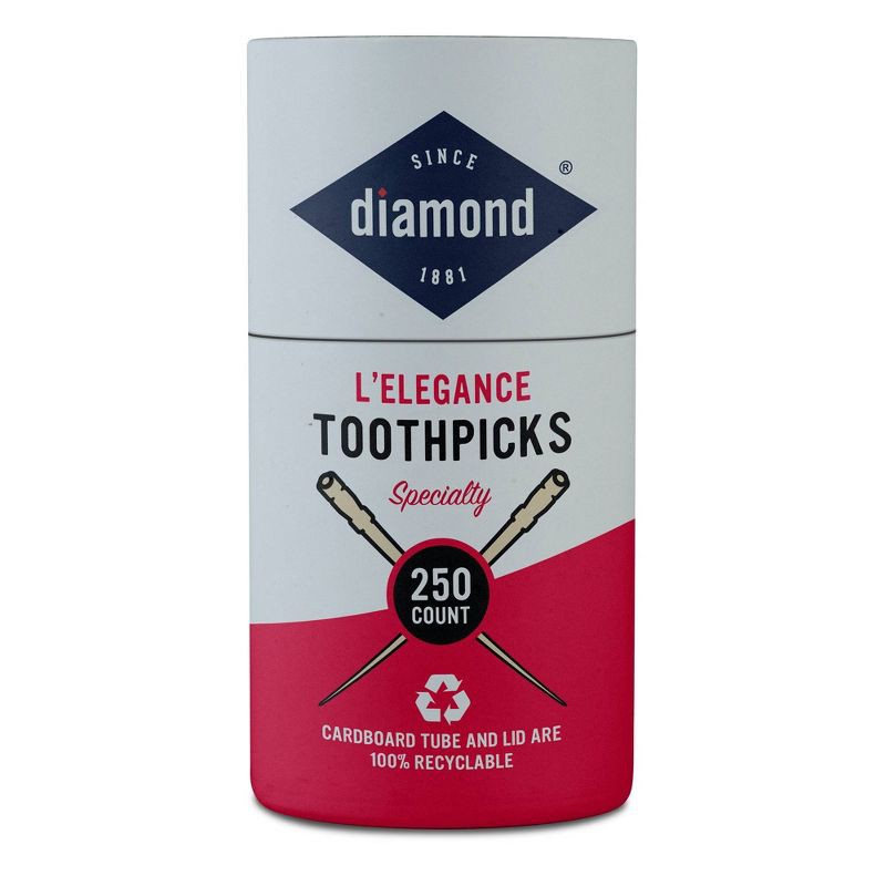 slide 1 of 4, Diamond L'Elegance Toothpicks - 250ct, 250 ct