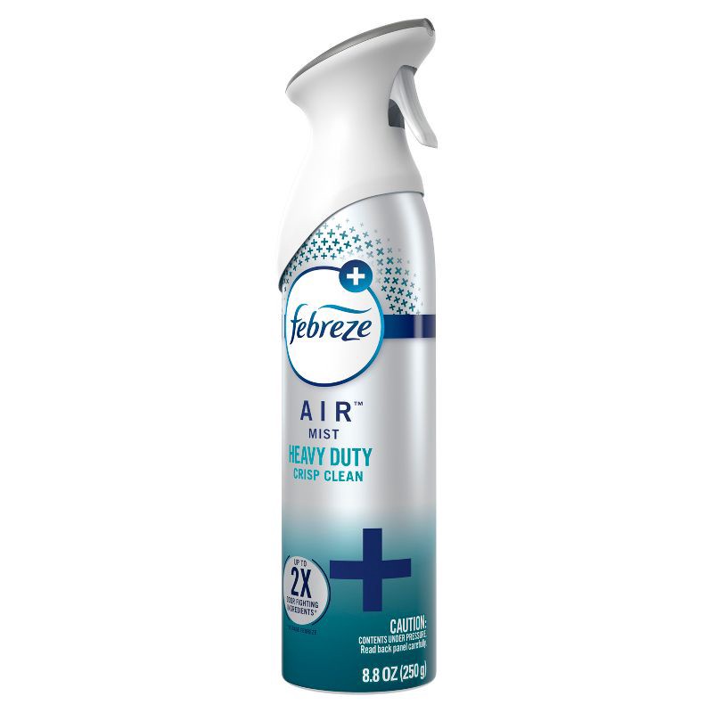 slide 7 of 8, Febreze Air Freshener Heavy Duty Crisp Clean - 8.8oz, 8.8 oz