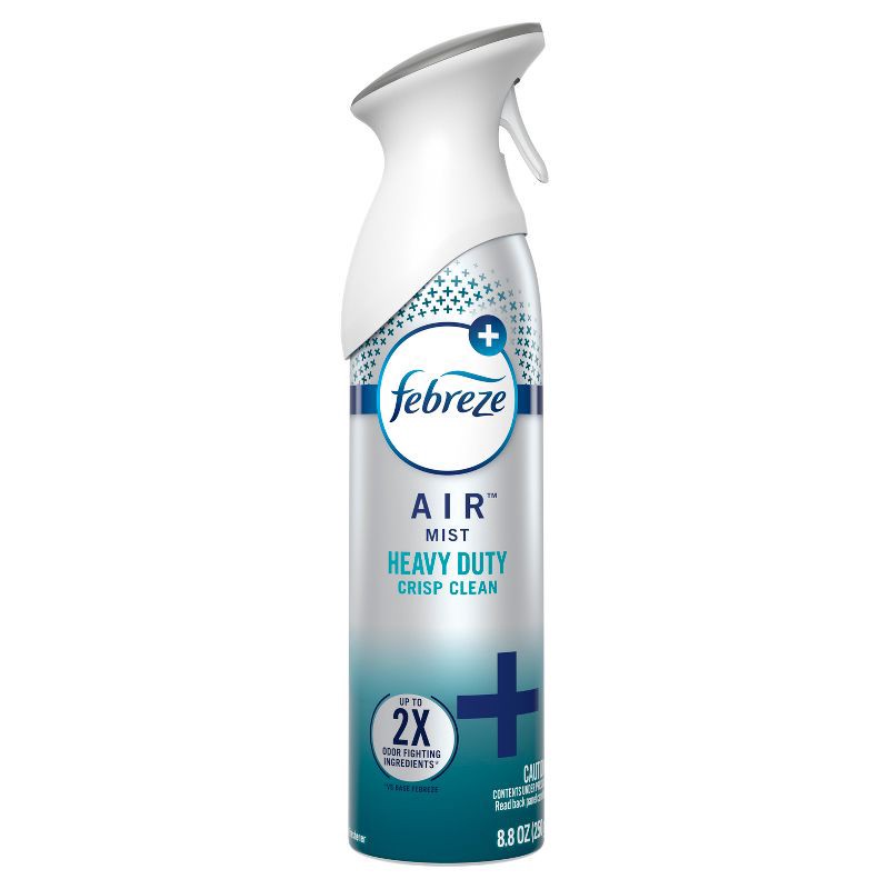 slide 1 of 8, Febreze Air Freshener Heavy Duty Crisp Clean - 8.8oz, 8.8 oz