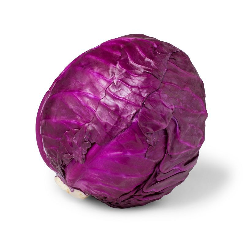 slide 1 of 3, Red Cabbage - each, 1 ct