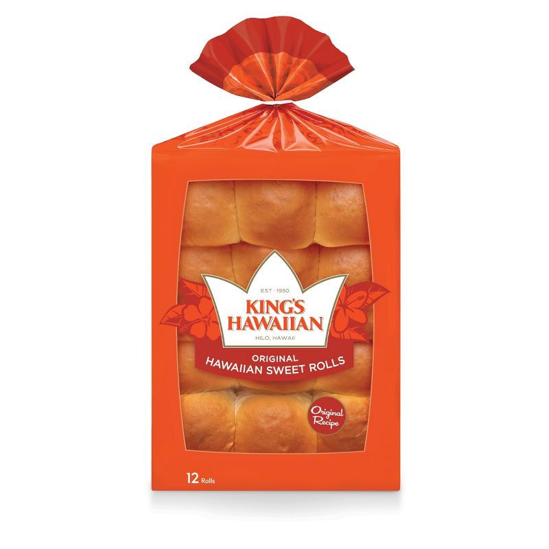 slide 1 of 5, King's Hawaiian Original Hawaiian Sweet Rolls - 12oz/12ct, 12 ct; 12 oz