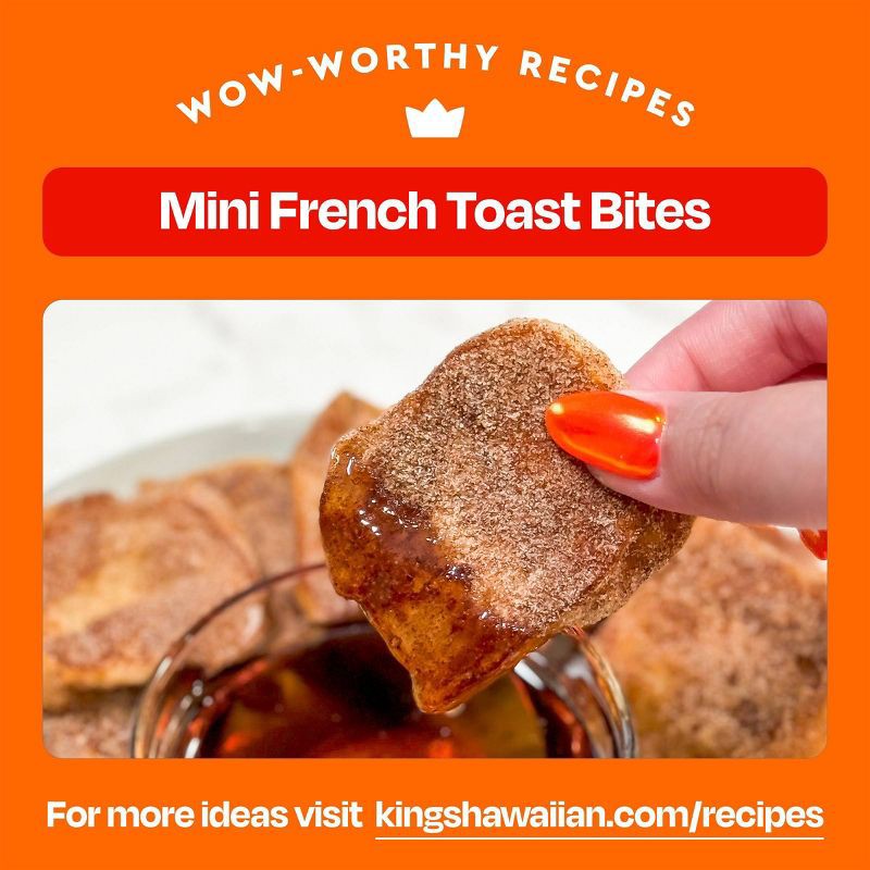 slide 5 of 8, King's Hawaiian Sweet Rolls - 4oz/4ct, 4 ct; 4 oz