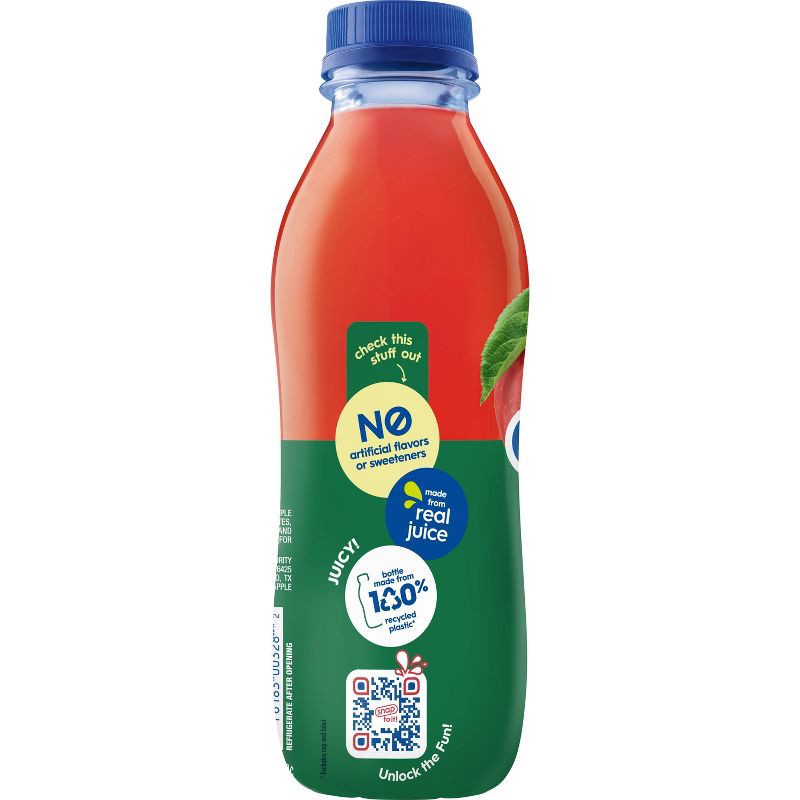slide 5 of 8, Snapple Apple Juice Drink - 16 fl oz Bottle, 16 fl oz
