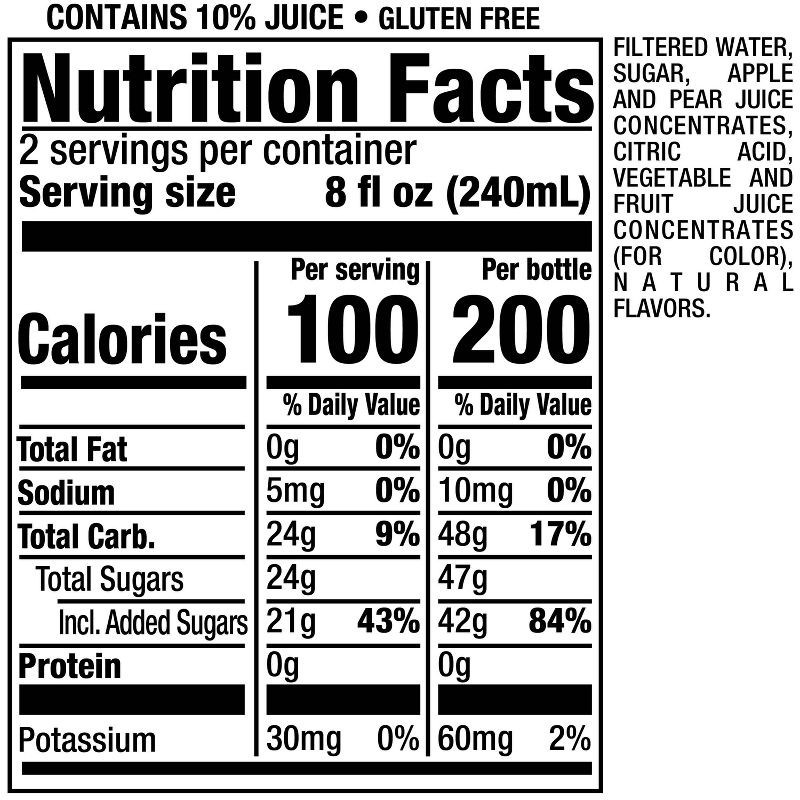 slide 7 of 8, Snapple Apple Juice Drink - 16 fl oz Bottle, 16 fl oz