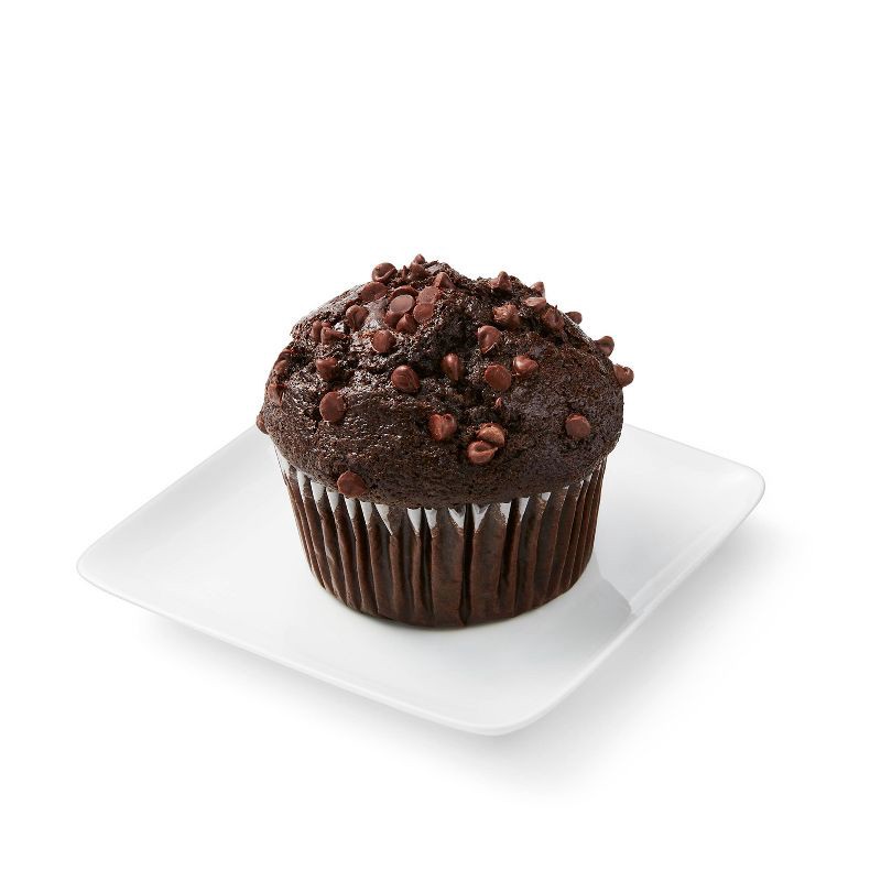 slide 2 of 3, Double Chocolate Chip Muffins - 16oz/4ct - Favorite Day™, 4 ct; 16 oz