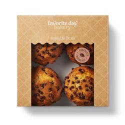 Chocolate Chip Muffins - 16oz/4ct - Favorite Day™